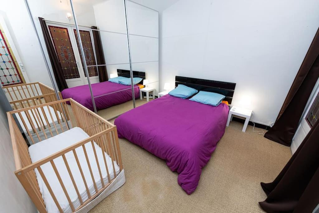 Anna-Maria : Grand Appartement 10 Personnes+Parking Prive -Actif+ Location- Marseille Eksteriør bilde
